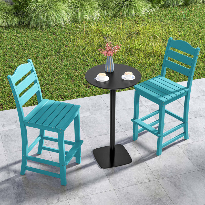 Tabouret de bar extérieur Hdpe