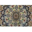 Tapis oriental fin en laine bleue tissée à la main 8 pi 10 po x 12 pi 3 po Fine