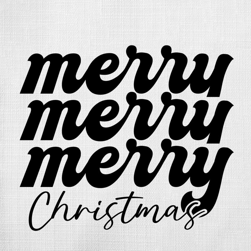 Coussin Christmas_Noir-01, 20 po x 20 po