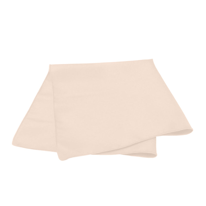 Polyester Square Napkin, Ice Peach, 20" x 20"
