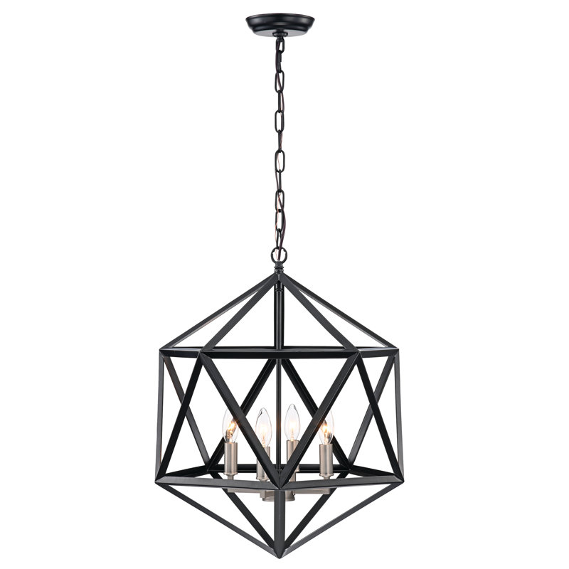 Atakan 4 - Light Dimmable Geometric Chandelier