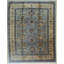 Tapis bleu noué à la main-53537960