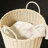 34Cm,2Pcs,Handwoven Large Capacity Laundry Hamper With Wide Opening For Easy Access, Durable And Washable For Bedroom, Bathroom, And Living Room Storage-1553106010
