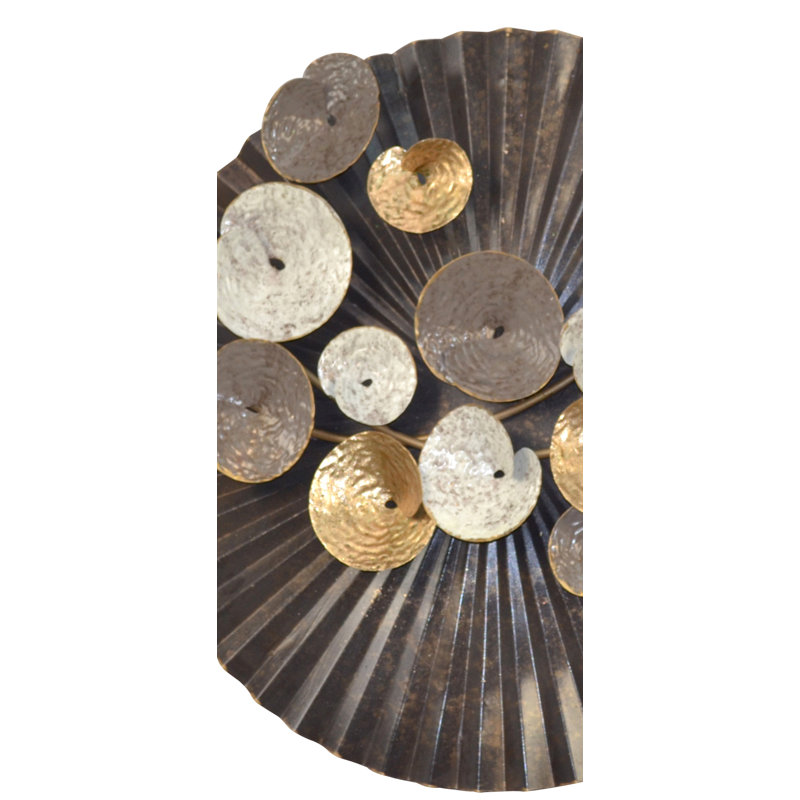Glam Abstract Wall Decor on Metal