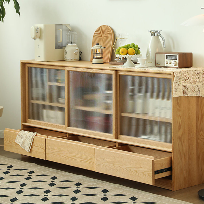 Armoire latérale de rangement minimaliste et multifonctionnelle