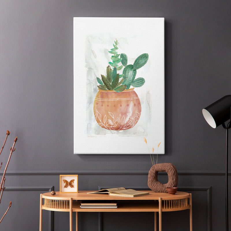 Boho Succulent - Gala enveloppé de cavas, H 12 po x l 8 po