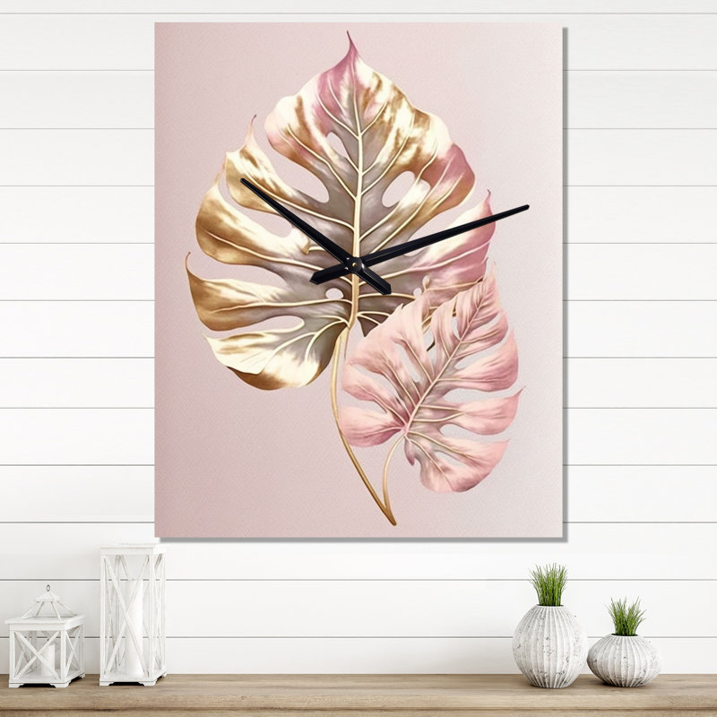 Horloge murale Janelise, H 32 po x l 24 po x P 1 po