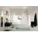 Venus 34 in. x 66.75 in. Frameless Arched Single Fixed Bath Panel