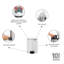 Brabantia NewIcon 5L Soft Closing Pedal Bin-126075299