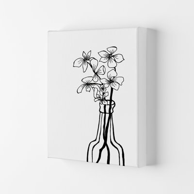 Hydrangeas 1 Piece Wrapped Canvas Wall Art