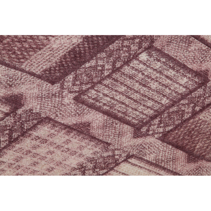 Premium Hall Carpet, 3.3 x 6.6 Feet, 100% Polyester, 0.3 in Pile Height | Antibacterial, Non-Slip Underside, Machine Washable | Elegant 3D Digital Print Design, Perfect for Entryways & Living Rooms