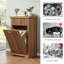 Armoire à ordures inclinable avec tiroir 13 gallons-130403718