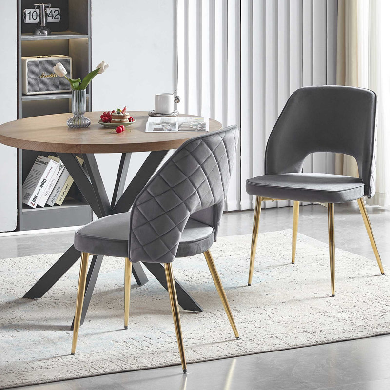 2 - Person Pedestal Dining Set, Gray