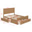 Base de lit en bois avec tiroirs-1928819055