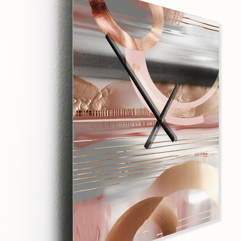 Irsa - Horloge murale moderne surdimensionnée, H 40 po x l 30 po x P 1 po