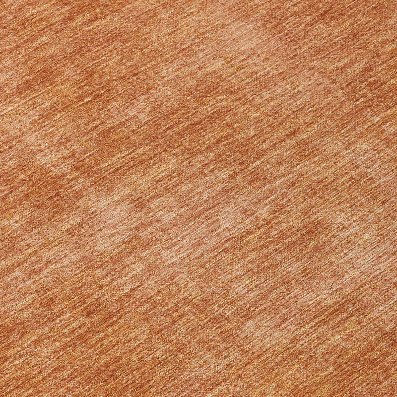 Paprika Rectangular Synthetic Easy Care Washable Rug 3' x 5'