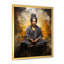 «Black and Gold Yogic Meditation - Yoga», impressions d'art mural-97203071-97203072