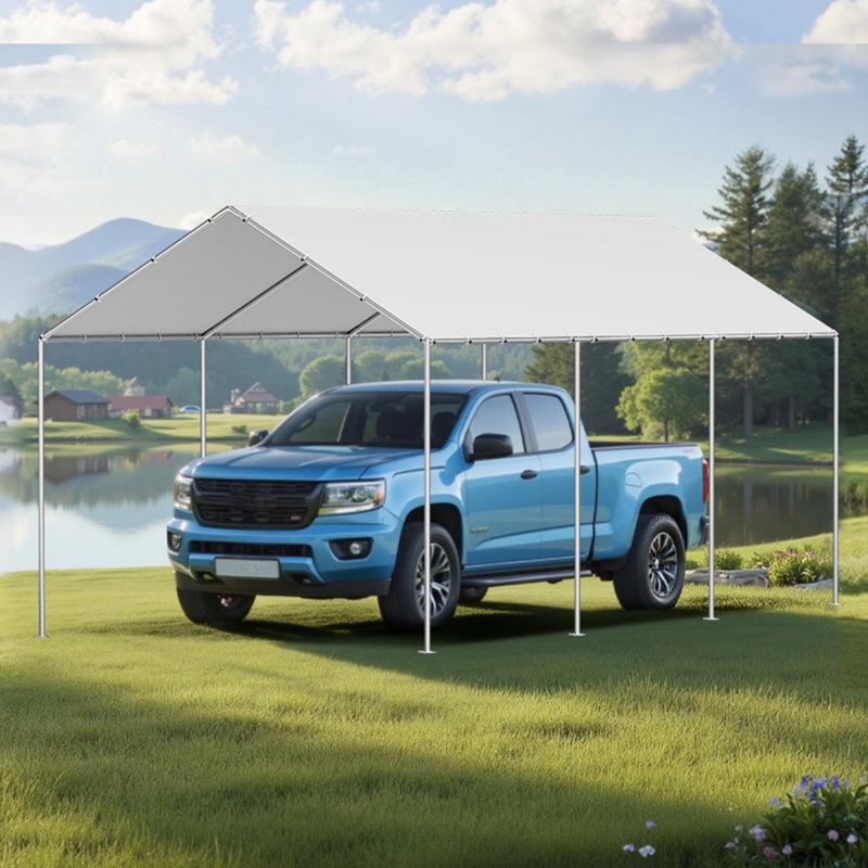 Tent, Grey, 285cm H x 303cm W x 601cm D