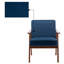 Chaise rembourrée en velours-64067395