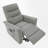 Swivel Rocker Recliner With Massage Function, Upholstered Nursery Recliner Chair With Side Pocket-985954468