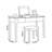 American style minimalist dressing table
