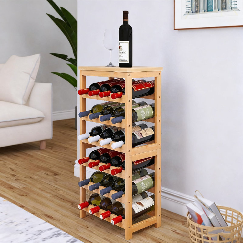 Wine Bottle Rack Brown