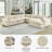 Elyza Upholstered U-Shaped Sectional-88293071