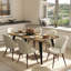 Shivani 7-Piece 63'' Rectangular Dining Set with Upholstered Chairs-105494030-105494031