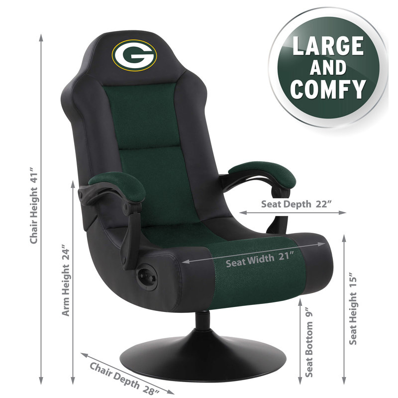 Fan Life Game Chair, Green Bay Packers - Green
