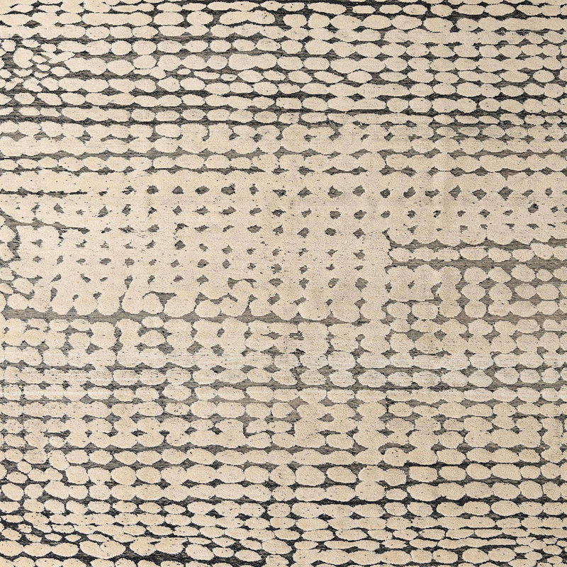 Acres Abstract Indoor Rug, Square 5'