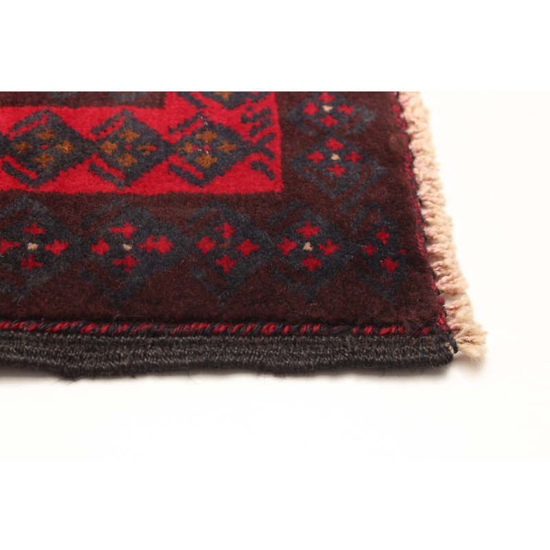 Tapis noir Teimani 3 pi 9 po x 6 pi 3 po