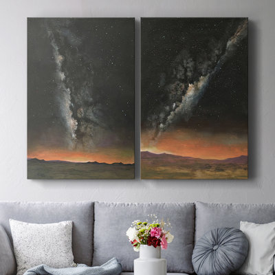 «Milky Way Exposure I», toile tendue avec châssis - Prêt à accrocher