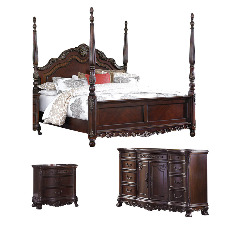 Lark Manor Ceja Four Poster Bed - Thumbnail 4