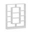 Cilegon 141.8cm H x 130cm W Bookcase-25304960