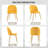 Modern Velvet Armless Side Dining Chairs-577782346