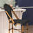 Lavigne Stacking French Style Chair with PVC-Coated Polyester Seat and Metal Frame for Indoor/Outdoor Use-86596032-86596033-86596034