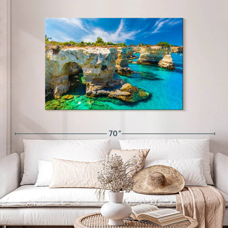 Sebbie Torre Sant'Andrea Cliffs, 32" H x 48" W