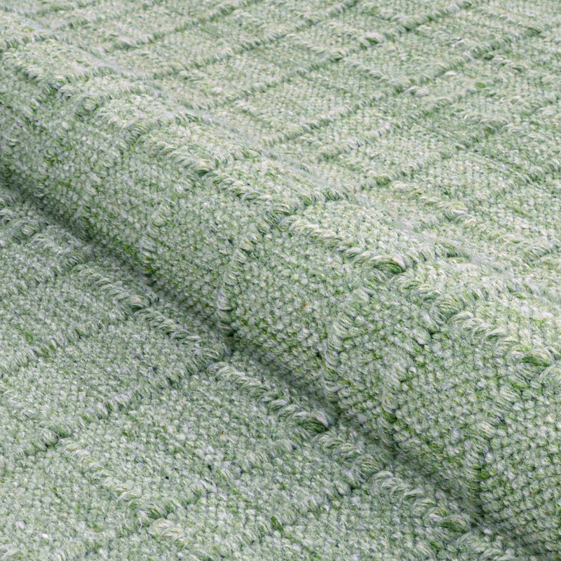Tapis intérieur / extérieur Ascot Window Pane Celedon, Celedon, 9 pi x 12 pi