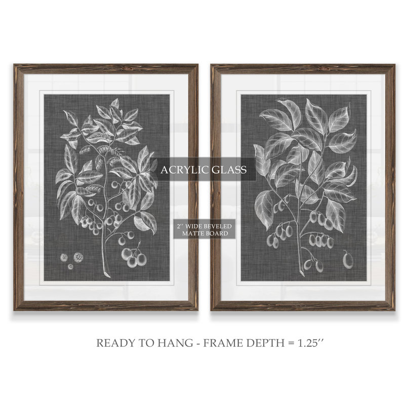 « tapis de feuillage v » par antonyme bunjamin (abe)-ensemble de 2 reproductions de photos sur toile, Blanc