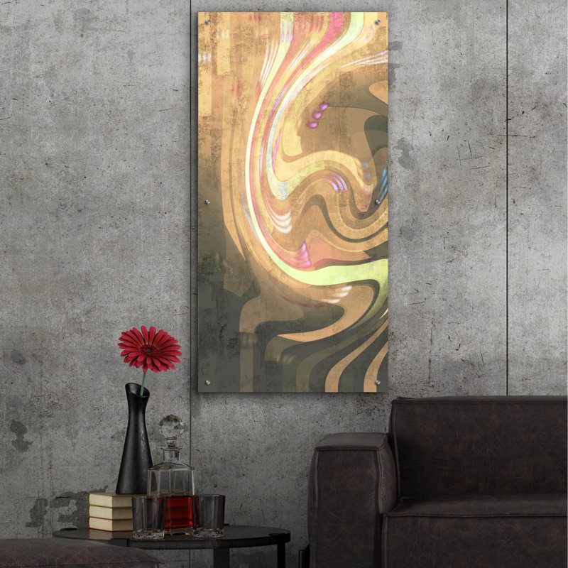 Sur impression plastique / acrylique, H 48 po x l 24 po x P 0,2 po