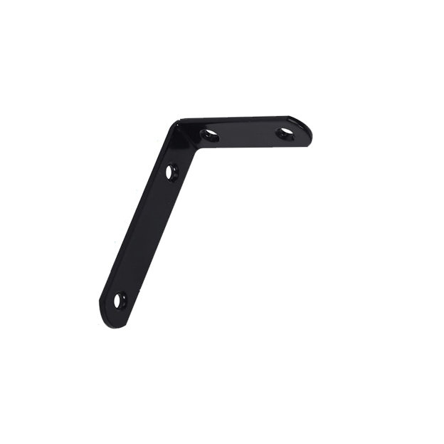 Support pour tringle, (1 tablette) H 1 po x l 8,3 po x P 5,9 po, Noir, noir, noir, noir