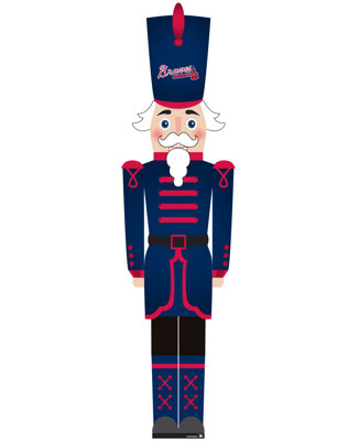 Atlanta Braves 46" Nutcracker Leaner