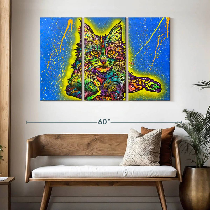 Maine Coon II, 32" H x 50" W