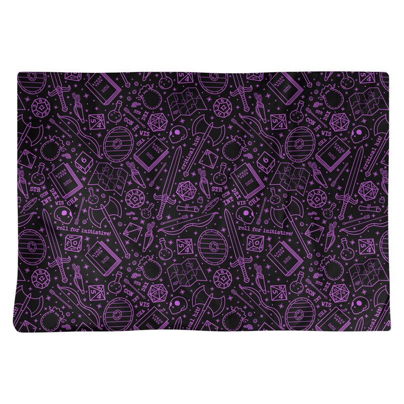 Napperon en coton 18 po Classic RPG, Violet