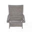 Chaise longue en osier Crete