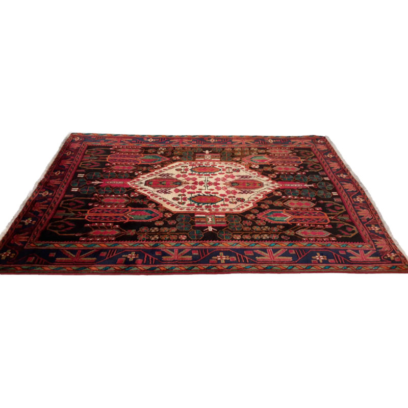 Oriental Area Rug in Rust
