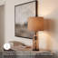 Lampe de table champagne 28 po Arva
