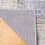 Tapis oriental bleu / beige en jute / coton tissé à la machine Mua-81438278