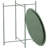 Annaleese Small End Table Set Foldable Tray X-shaped Cross Leg Side Table-1931462366