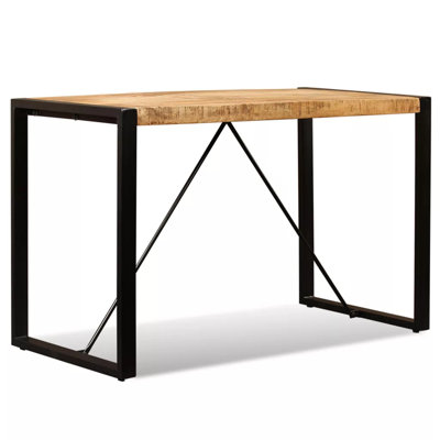 Robert Mango Rectangular Wood Top Dining Table
